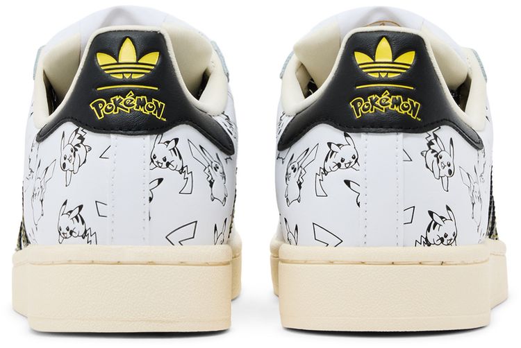 Pokemon x adidas Superstar Pikachu White