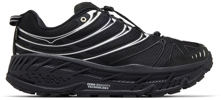 HOKA Stinson Evo GORE TEX Black Silver