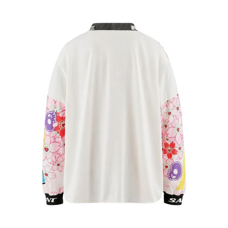 Takashi Murakami Long Sleeve Wide T Shirt SakuraWhite