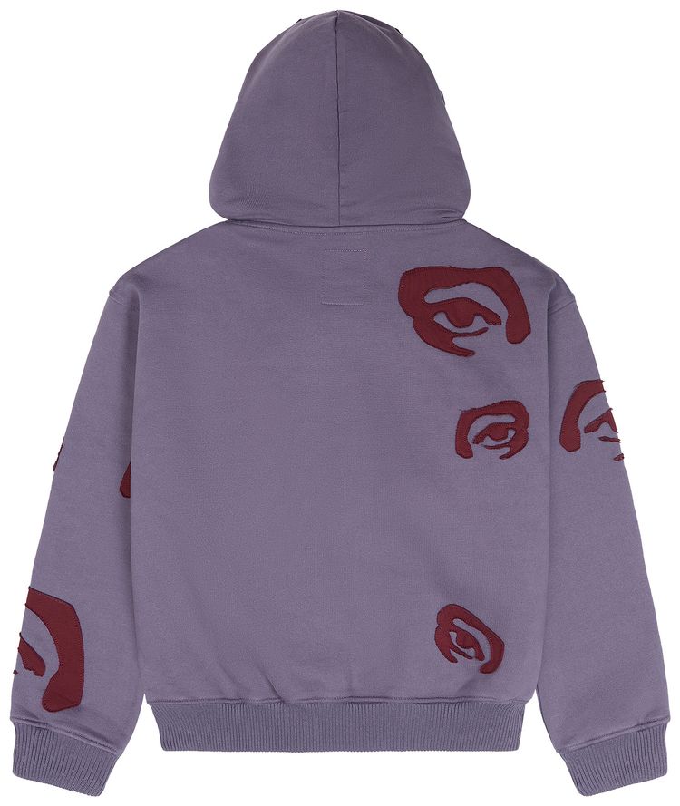 KidSuper Allover Eye Hoodie Purple