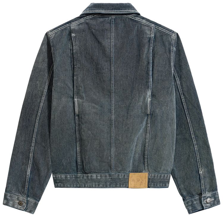 KidSuper Flocked Work Jacket Washed Gray