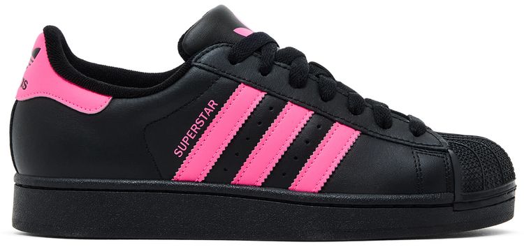 adidas Superstar 2 J Core Black Lucid Pink