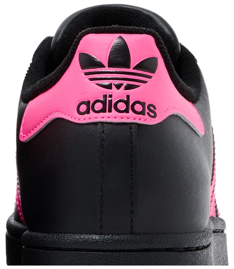 adidas Superstar 2 J Core Black Lucid Pink