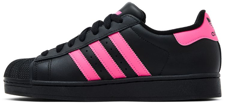 adidas Superstar 2 J Core Black Lucid Pink
