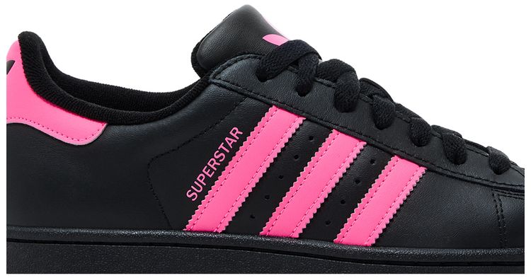 adidas Superstar 2 J Core Black Lucid Pink