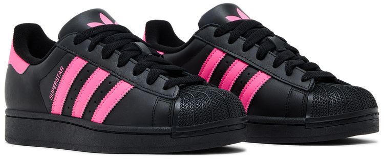 adidas Superstar 2 J Core Black Lucid Pink