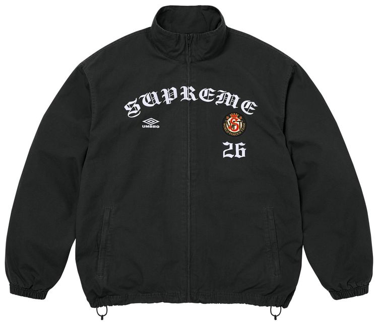 Supreme x Umbro Cotton Ripstop Track Jacket Black