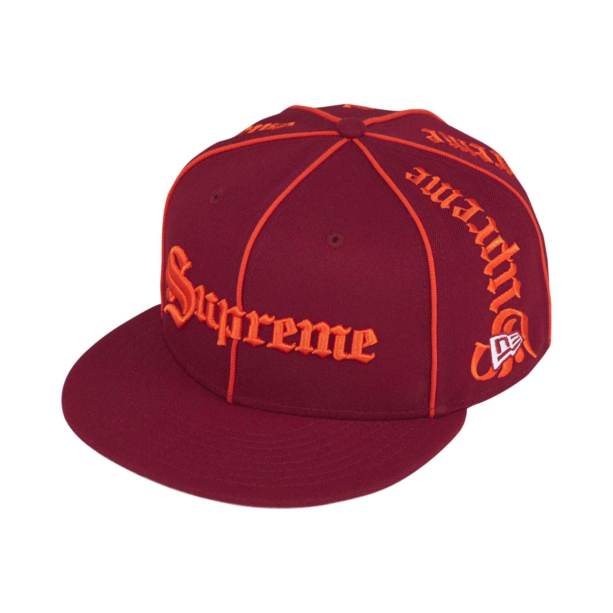 Buy Supreme Piping Script New Era 'Cardinal' - FW26H17 CARDINAL | GOAT