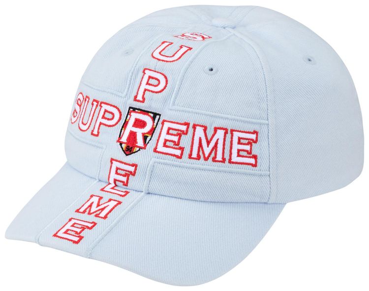 Supreme Cross 6 Panel Light Blue