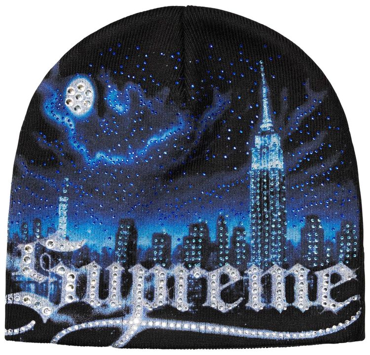 Supreme Cityscape Beanie Black