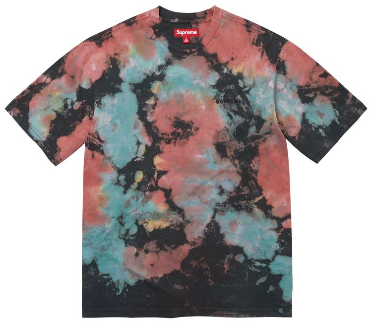 Supreme Washed Short Sleeve Top Tie Dye