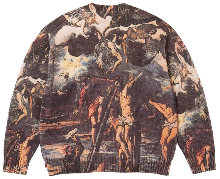 Supreme Crucifixion Sweater Multicolor