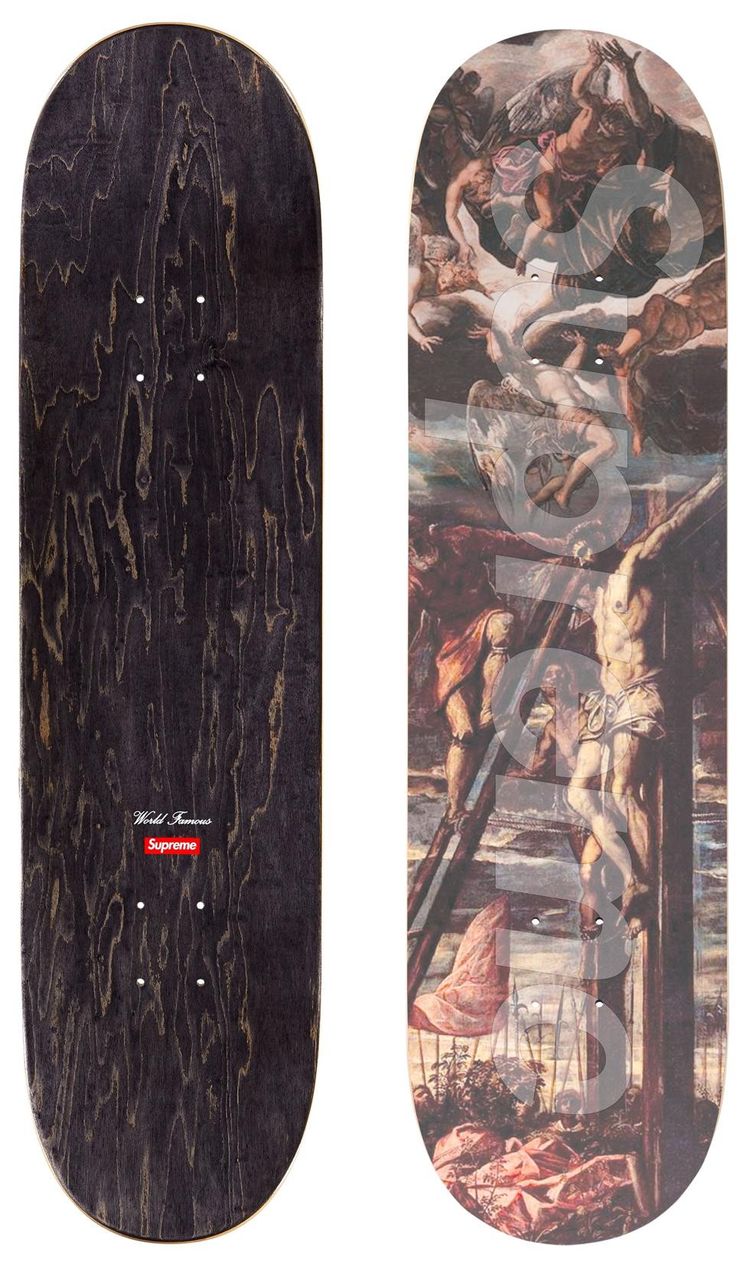 Supreme Crucifixion Skateboard Multicolor 825 x 32