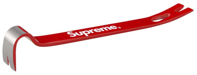 Supreme x Hultafors Tools Mini Pry Bar Red