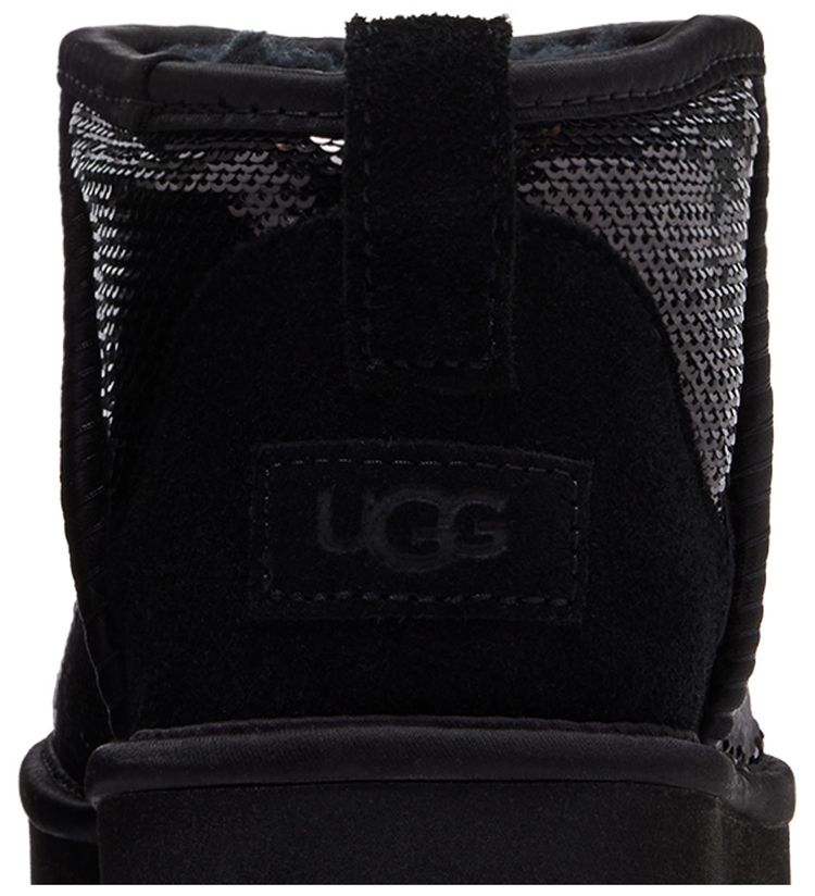 UGG Wmns Classic Ultra Mini Boot Mirror Ball Black