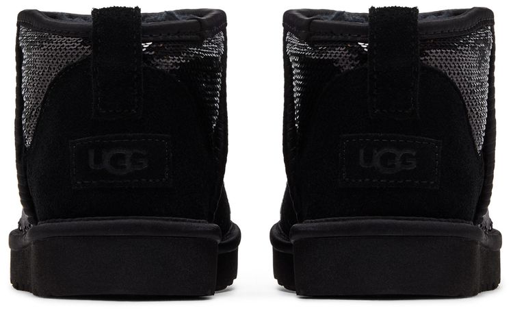 UGG Wmns Classic Ultra Mini Boot Mirror Ball Black