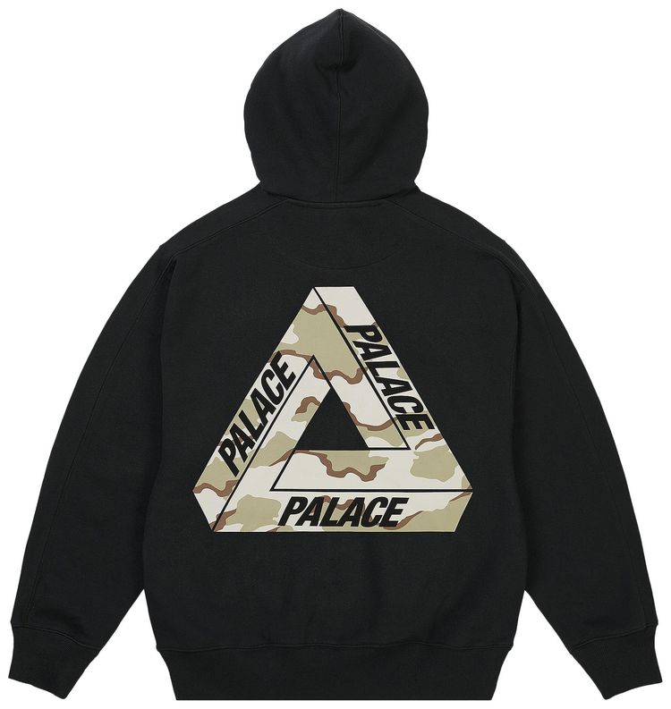 Palace Camo Tri Ferg Hood Black