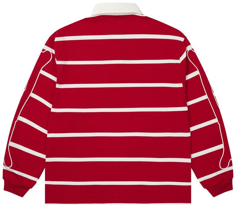Palace Skull Crest Rugby Racey Red