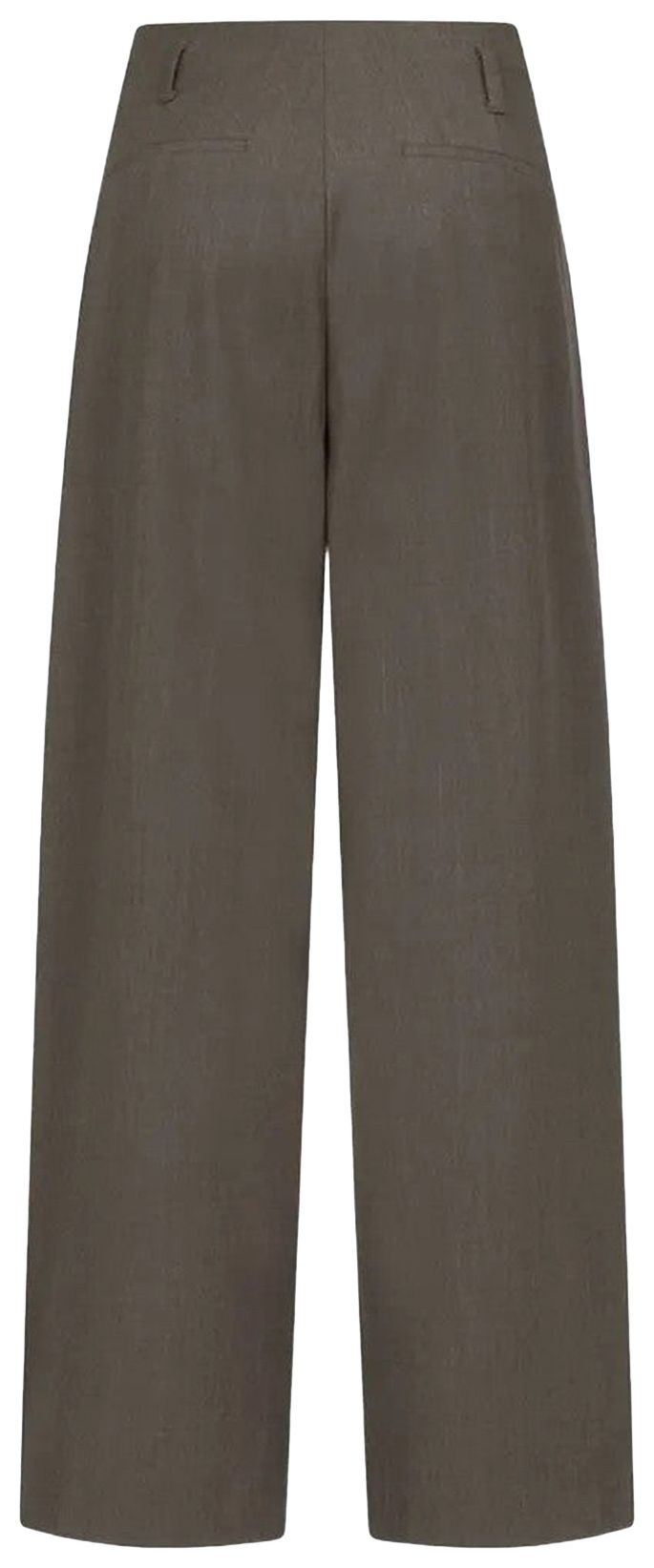 Amomento Straight Tuck Pants Brown