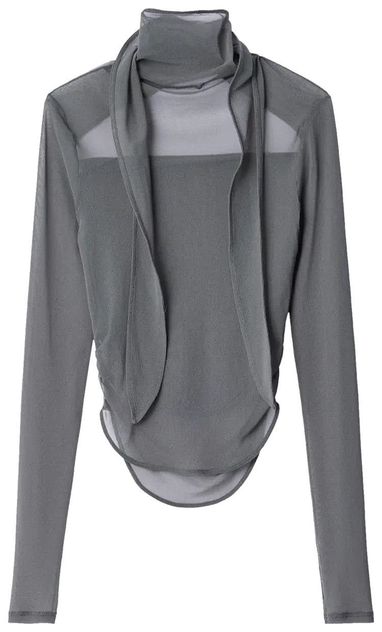 Lemaire Ballerina Foulard Top Steel