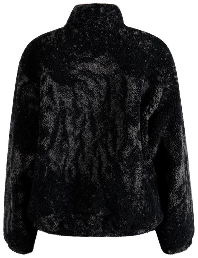 ROA Ewe Furry Jacket Fuzzy Dark Brown