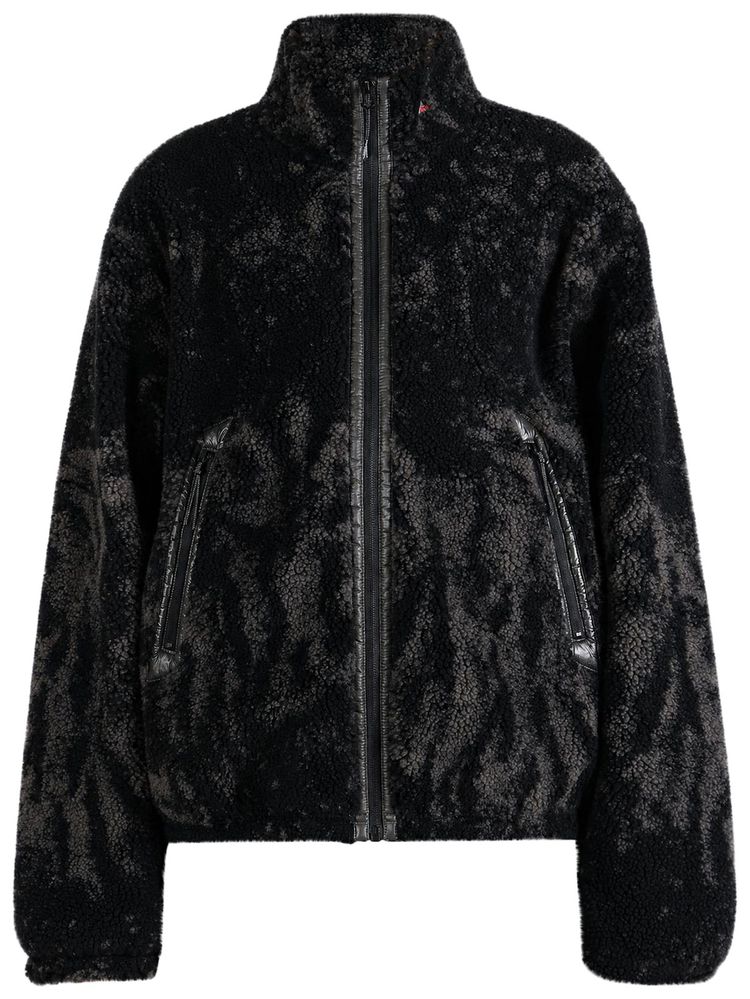 ROA Ewe Furry Jacket Fuzzy Dark Brown