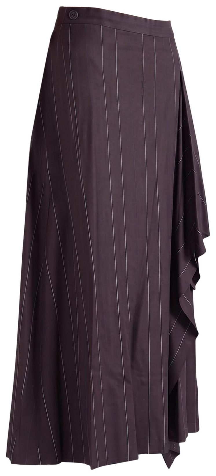 Ys O L Drape Flare Pant Bordeaux