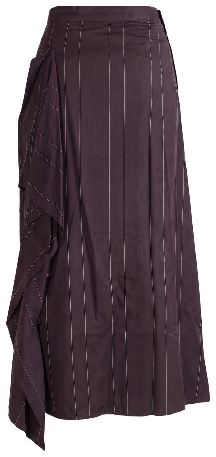Ys O L Drape Flare Pant Bordeaux
