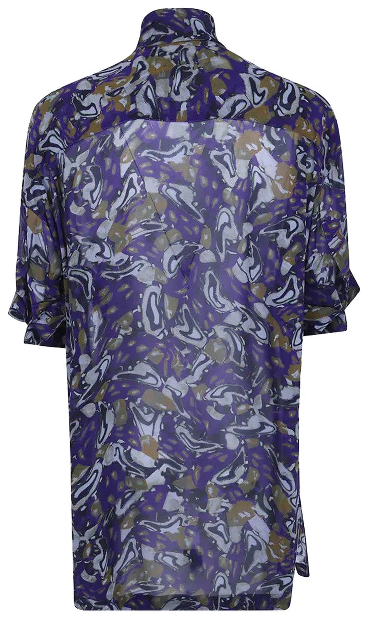 Dries Van Noten Print Shirt Purple