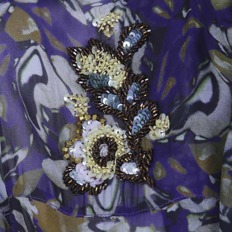 Dries Van Noten Print Shirt Purple