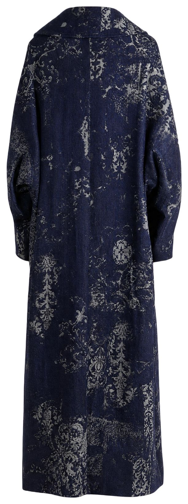 Ys U Arranged Sleeve Coat Navy
