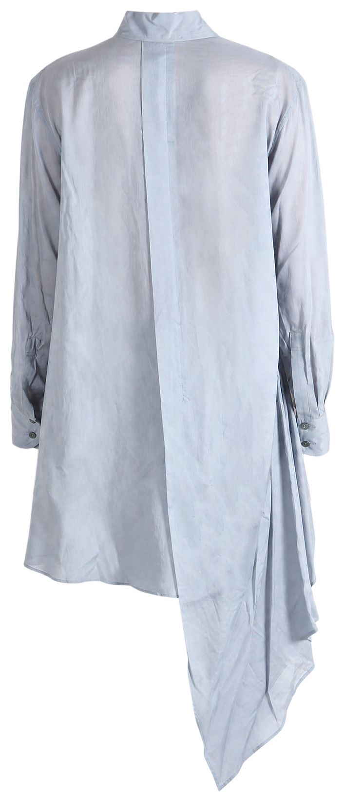 Yohji Yamamoto TuckDrape Blouse Shirts Blue