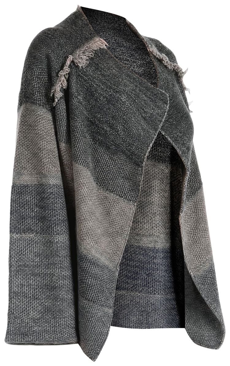 Ys M Fringe Pin Grey