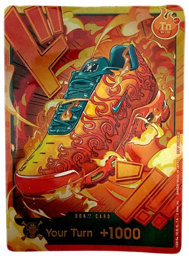 One Piece x Nike Air Max Plus Mera Mera With Promo Card