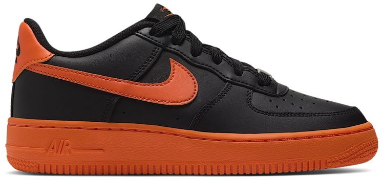 Nike Air Force 1 GS Black Safety Orange