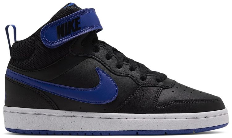 Nike Court Borough Mid 2 GS Black Game Royal