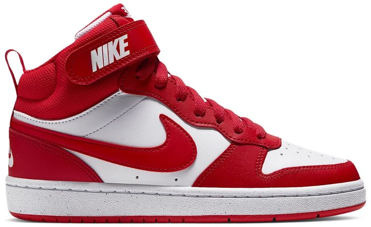 Nike Court Borough Mid 2 GS White University Red