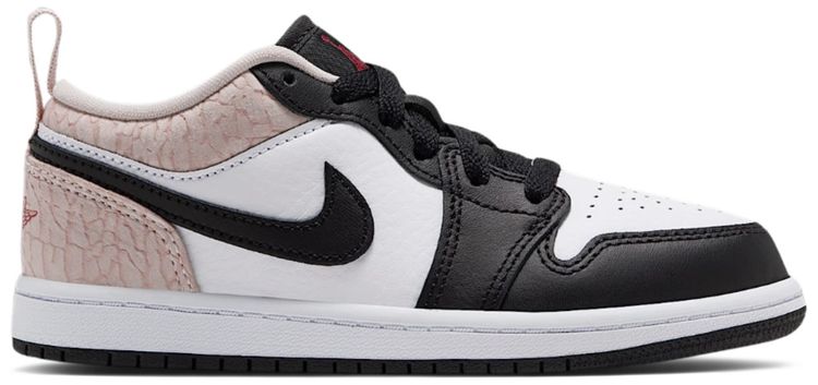 Air Jordan 1 Low SE PS Black White