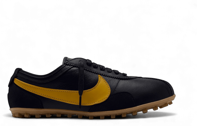 Nike Wmns Moon Shoe OG Leather SP Black Yellow Ochre