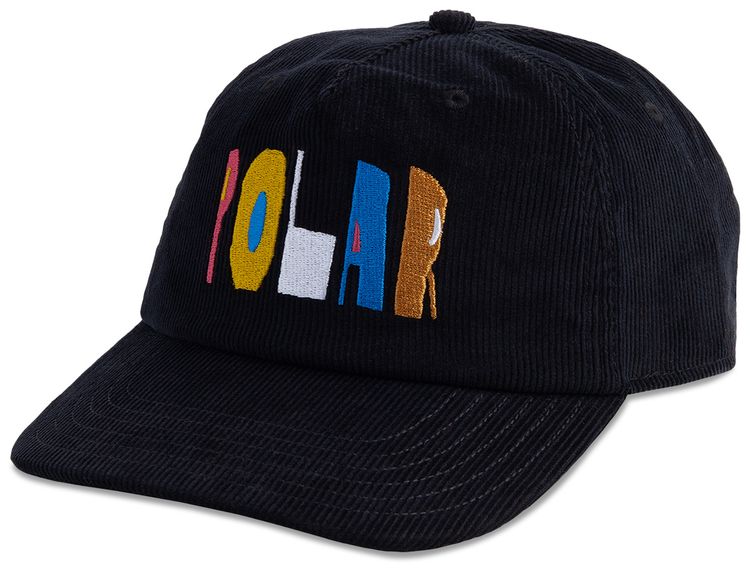Polar Skate Co James Cap Cut Logo Black