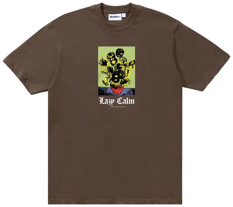 Butter Goods Lazy Calm Tee Brown
