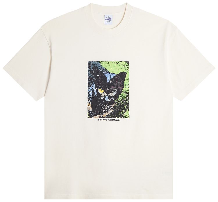 Polar Skate Co Cat Tee Ivory