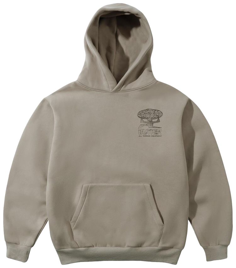 Butter Goods Terrain Pullover Hood Stone