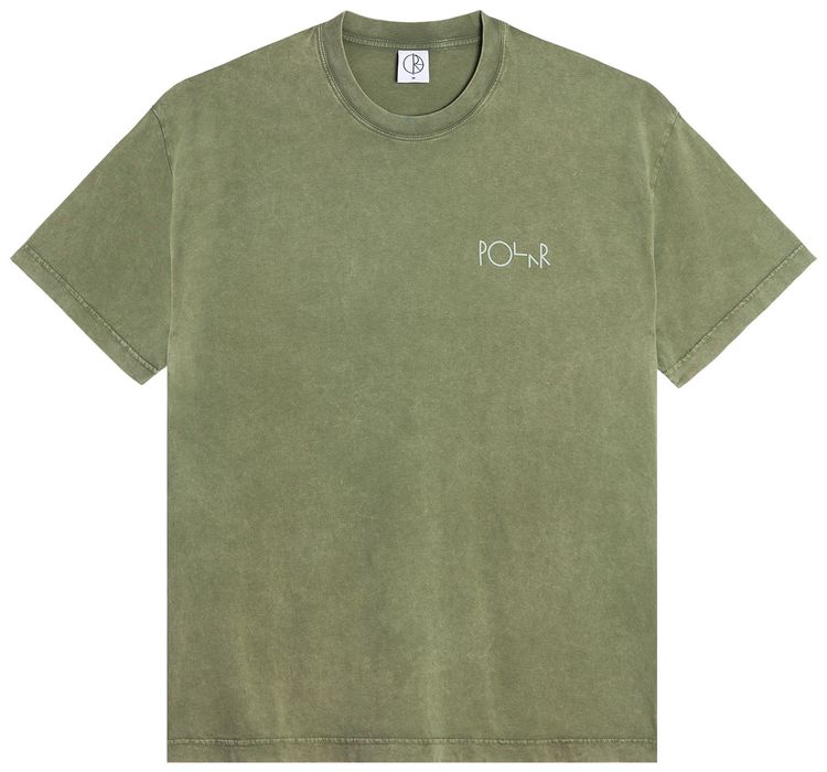 Polar Skate Co Fade Tee Army Green