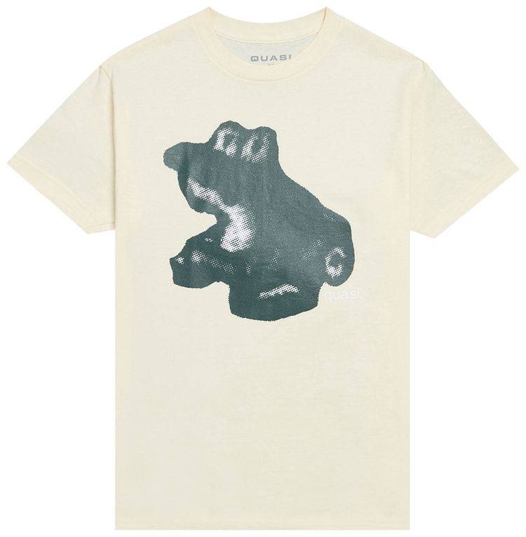 Quasi Frogg Graphic T Shirt Cream