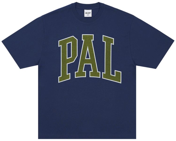 Palace Pal Caps T Shirt Navy