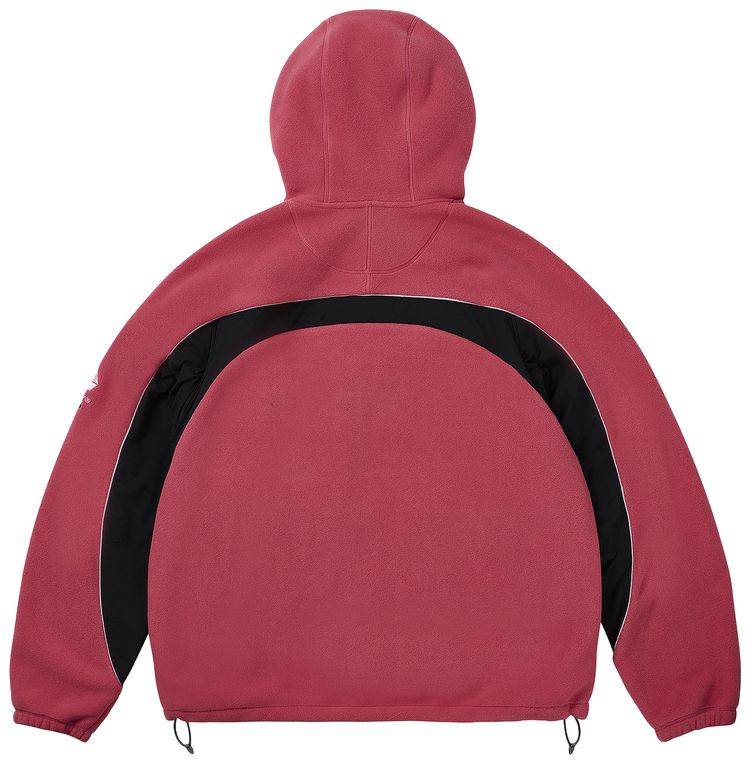 Palace Polartec 200 Hooded Jacket Fuzzy Pink