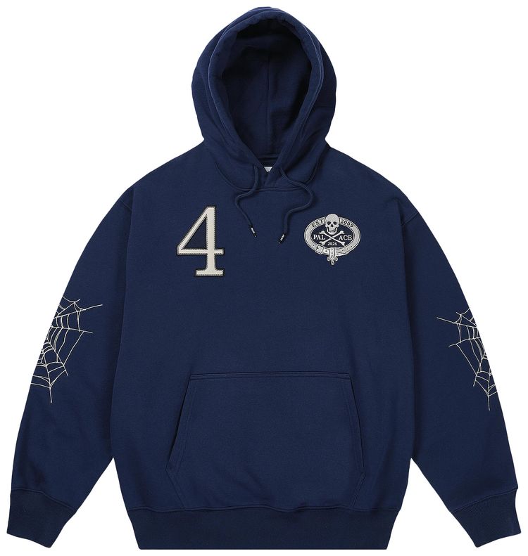 Palace Skull Crest Hood Navy