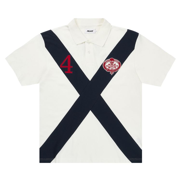 Palace Skull Crest Polo White