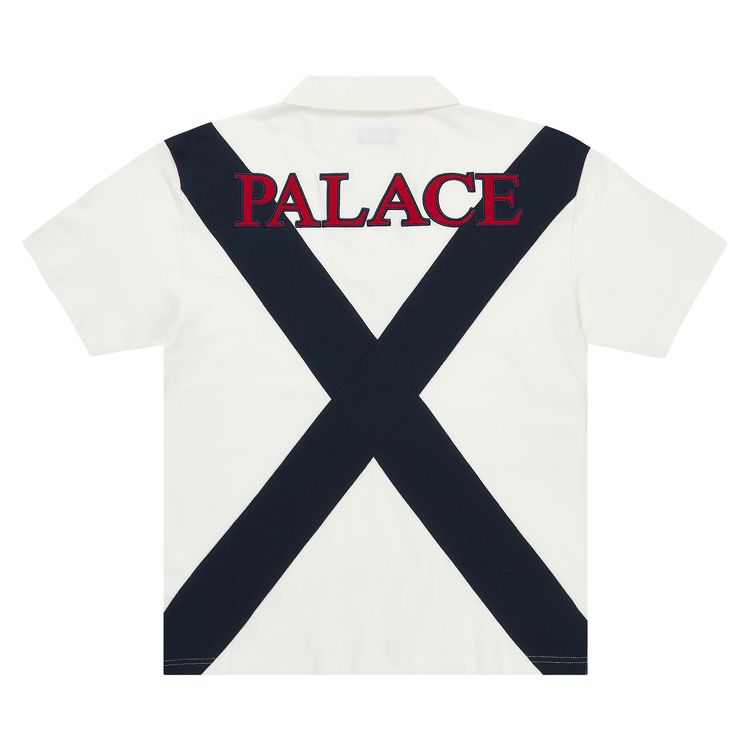Palace Skull Crest Polo White